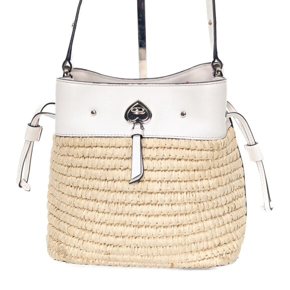 KATE SPADE Wicker Straw Bucket Bag - Picture 4 of 16
